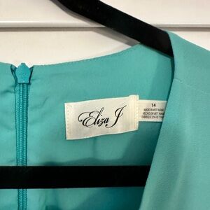 Eliza J Aqua Blue Dress